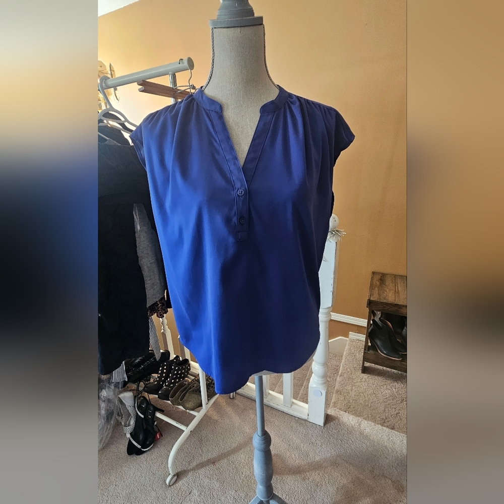 Banana Republic Royal Blue Blouse